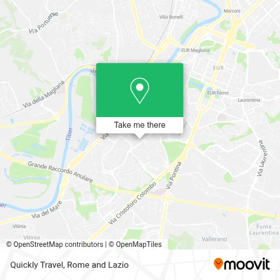 Quickly Travel map