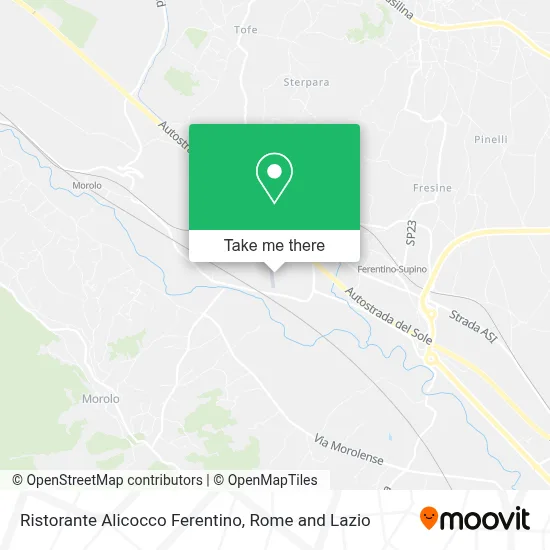 Ristorante Alicocco Ferentino map