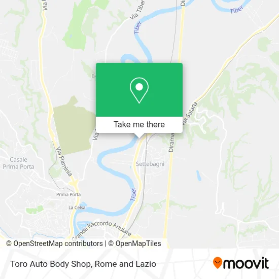 Toro Auto Body Shop map