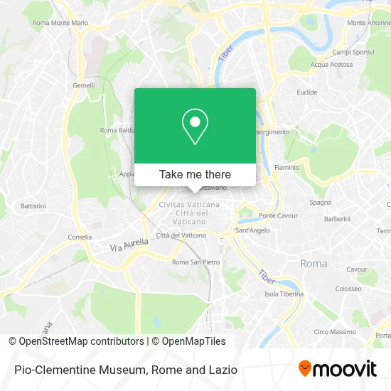 Pio-Clementine Museum map