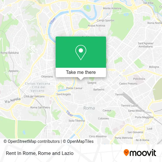 Rent In Rome map