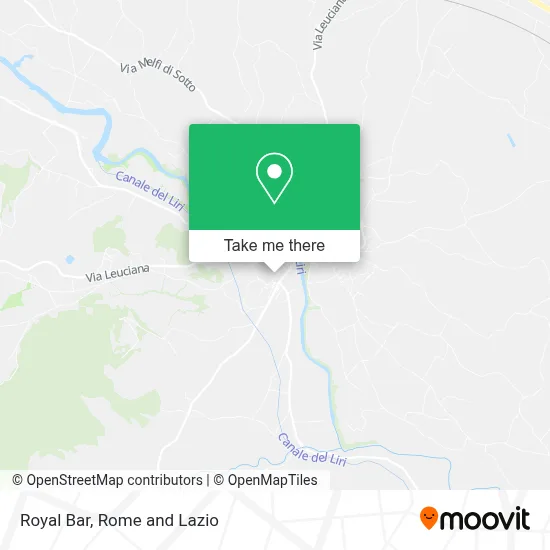 Royal Bar map