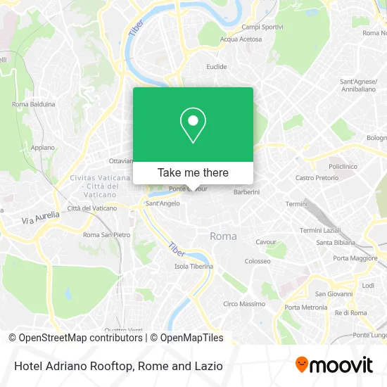 Hotel Adriano Rooftop map