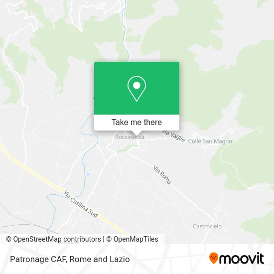Patronage CAF map