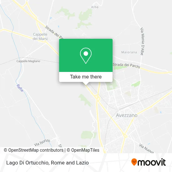 Lago Di Ortucchio map