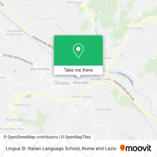 Lingua Si- Italian Language School map
