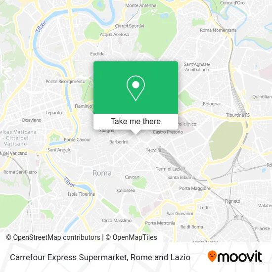 Carrefour Express Supermarket map