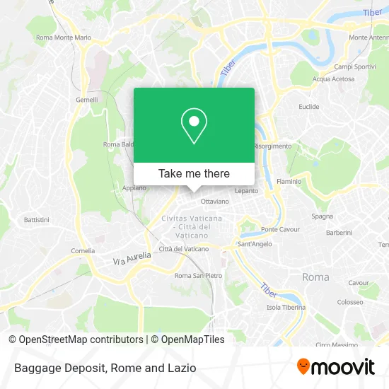 Baggage Deposit map