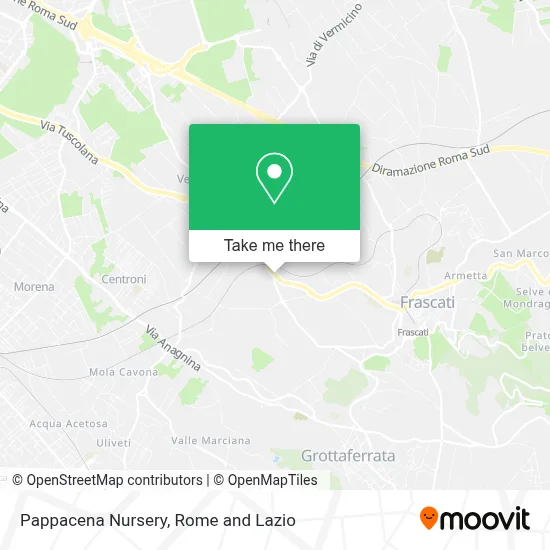 Pappacena Nursery map