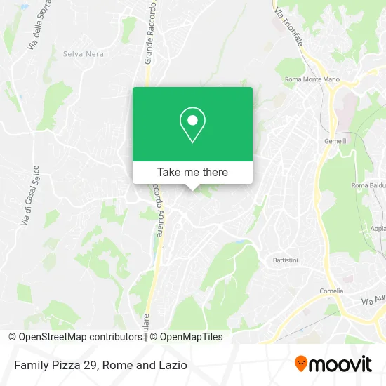 Family Pizza 29 map