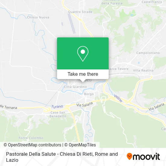 Pastorale Della Salute - Chiesa Di Rieti map