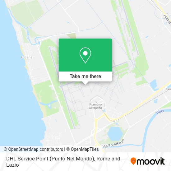 DHL Service Point (Punto Nel Mondo) map