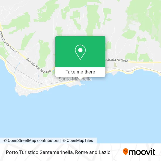 Porto Turistico Santamarinella map