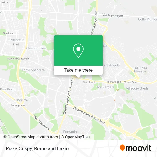 Pizza Crispy map