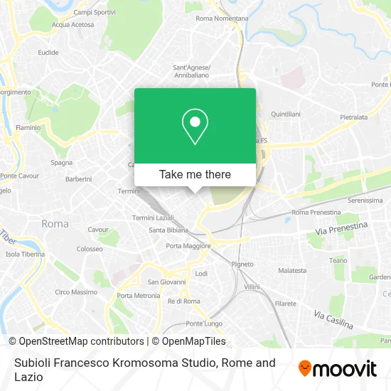 Subioli Francesco Kromosoma Studio map