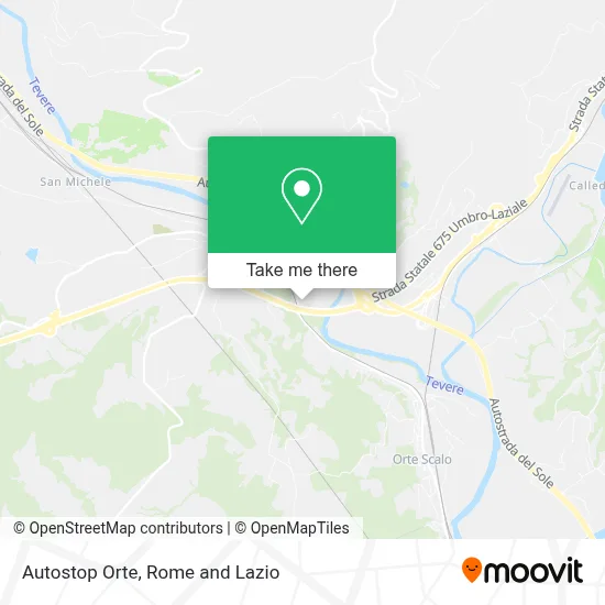Autostop Orte map