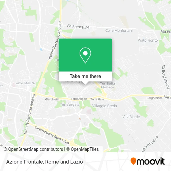 Azione Frontale map