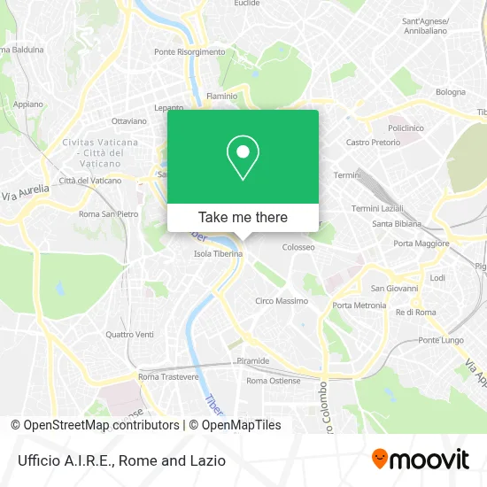 Ufficio A.I.R.E. map