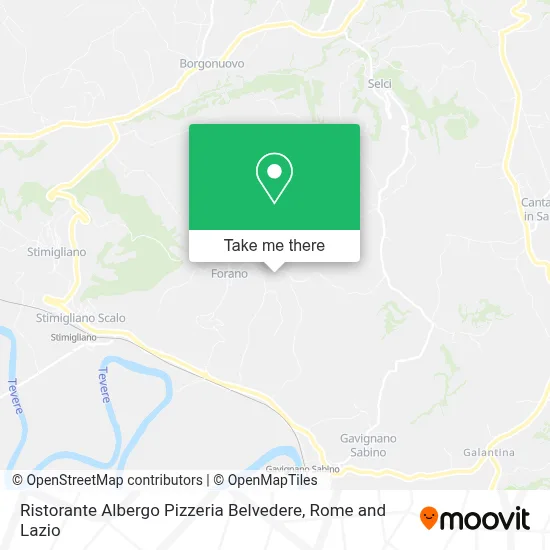 Ristorante Albergo Pizzeria Belvedere map