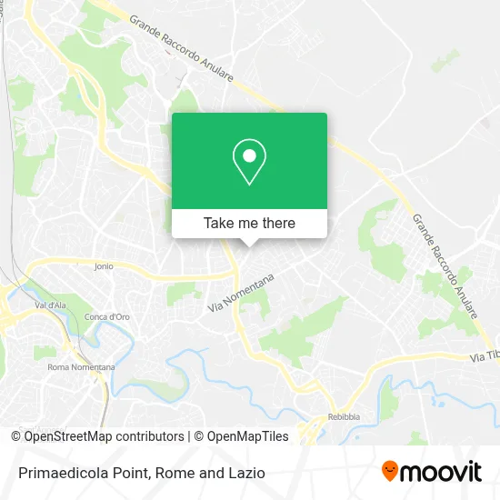 Primaedicola Point map