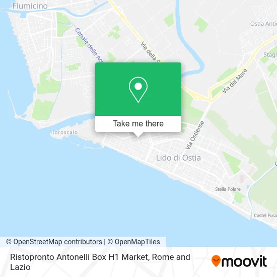 Ristopronto Antonelli Box H1 Market map