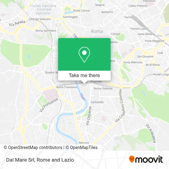 Dal Mare Srl map
