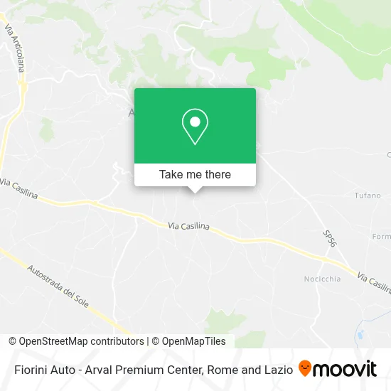 Fiorini Auto - Arval Premium Center map