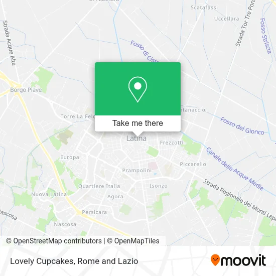 Lovely Cupcakes map
