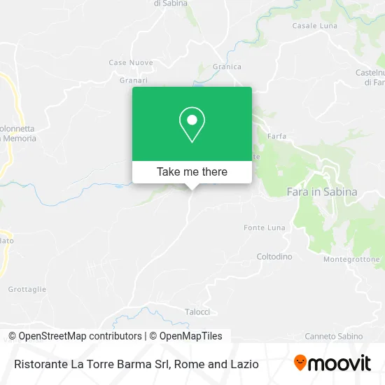 Ristorante La Torre Barma Srl map