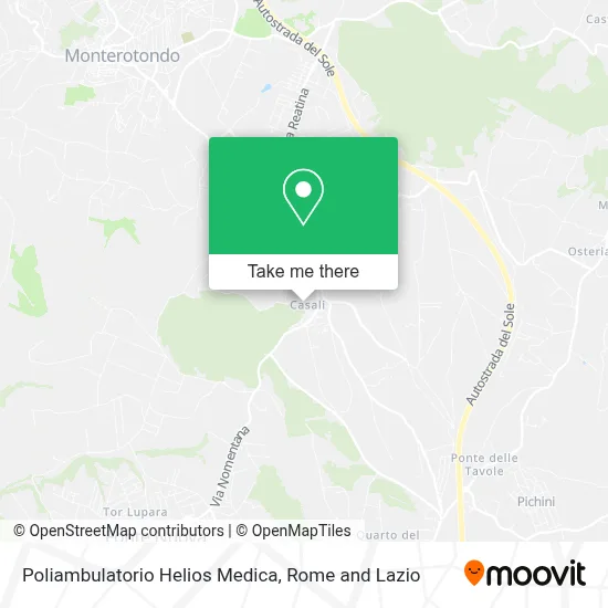 Poliambulatorio Helios Medica map