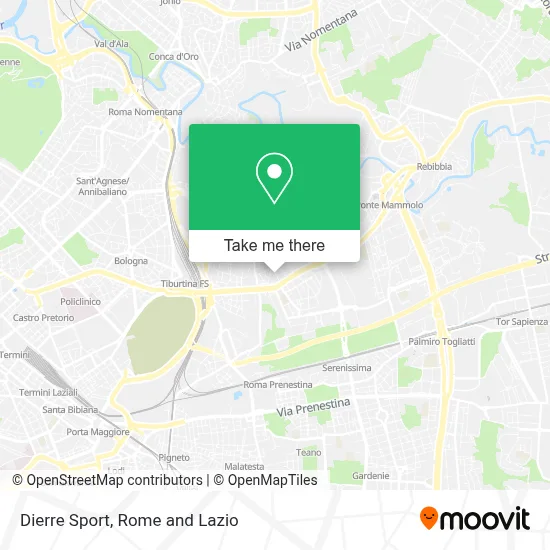 Dierre Sport map