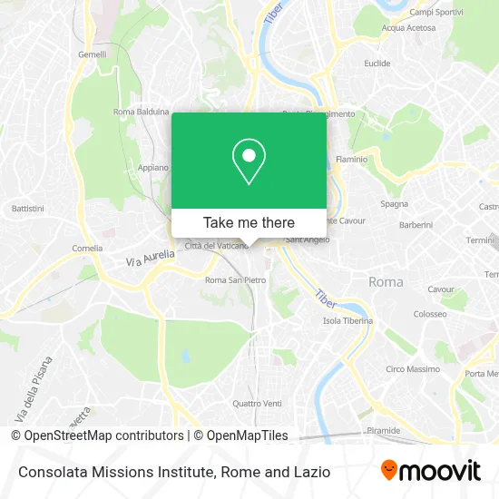 Consolata Missions Institute map
