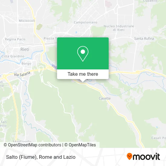 Salto (Fiume) map