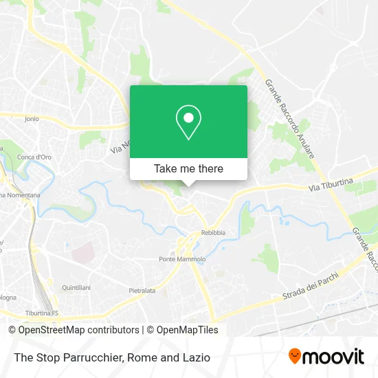 The Stop Parrucchier map