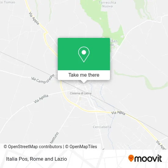 Italia Pos map