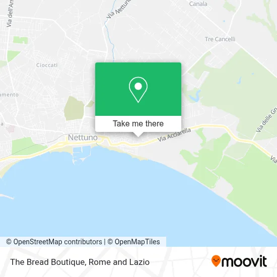 The Bread Boutique map