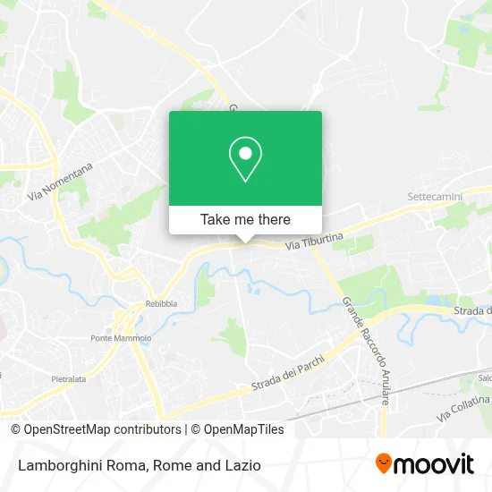 Lamborghini Roma map