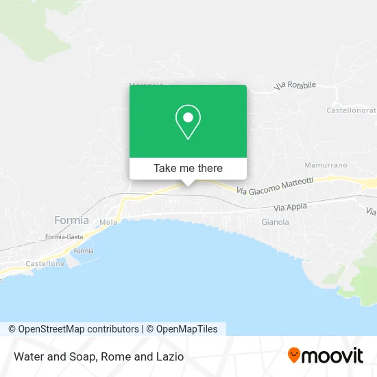 Water and Soap map