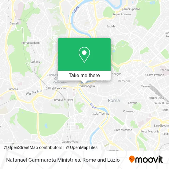 Natanael Gammarota Ministries map