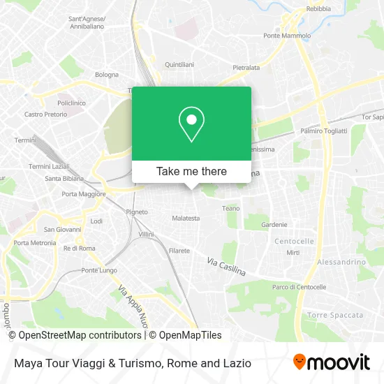Maya Tour Viaggi & Turismo map
