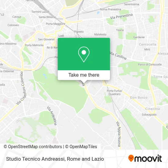Studio Tecnico Andreassi map
