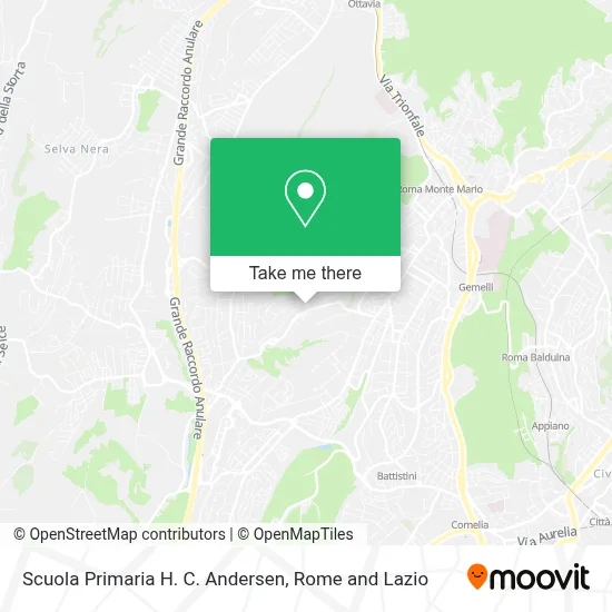 Scuola Primaria H. C. Andersen map