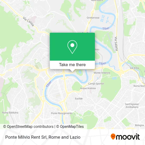 Ponte Milvio Rent Srl map