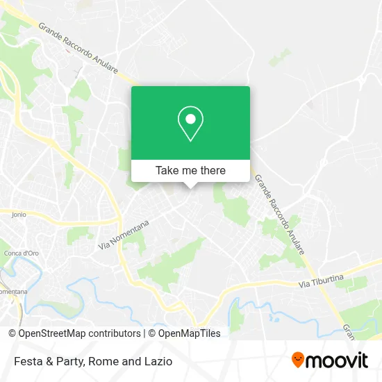 Festa & Party map