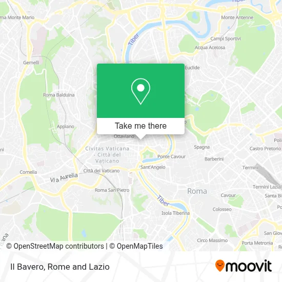 Il Bavero map