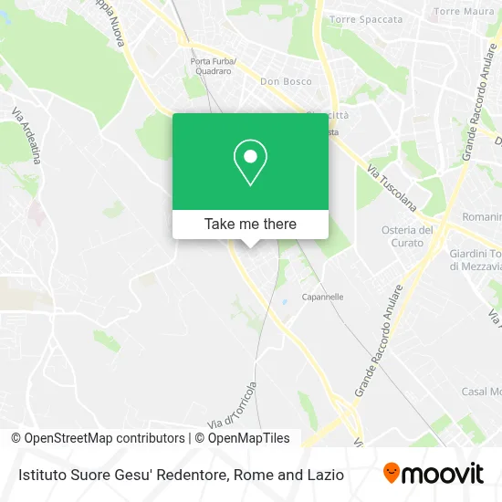 Istituto Suore Gesu' Redentore map