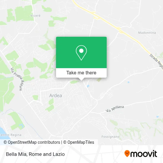 Bella Mia map