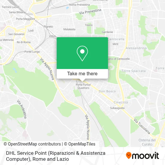 DHL Service Point (Riparazioni & Assistenza Computer) map