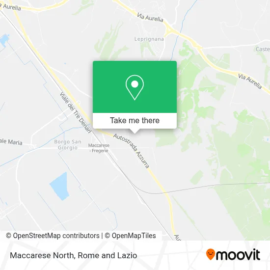 Maccarese North map