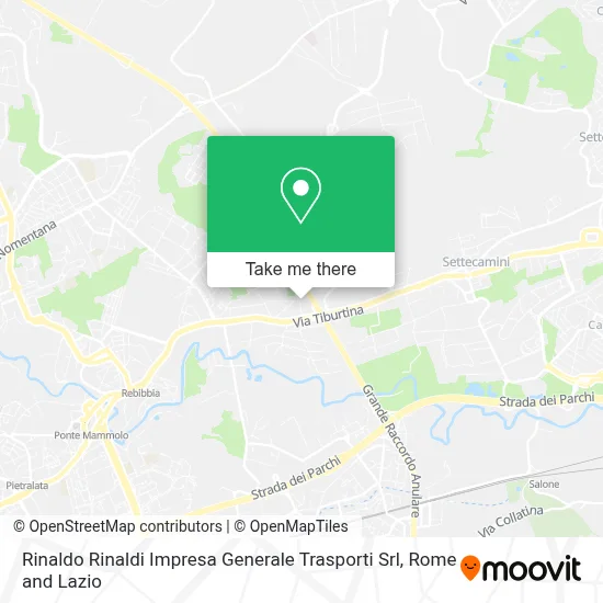 Rinaldo Rinaldi Impresa Generale Trasporti Srl map